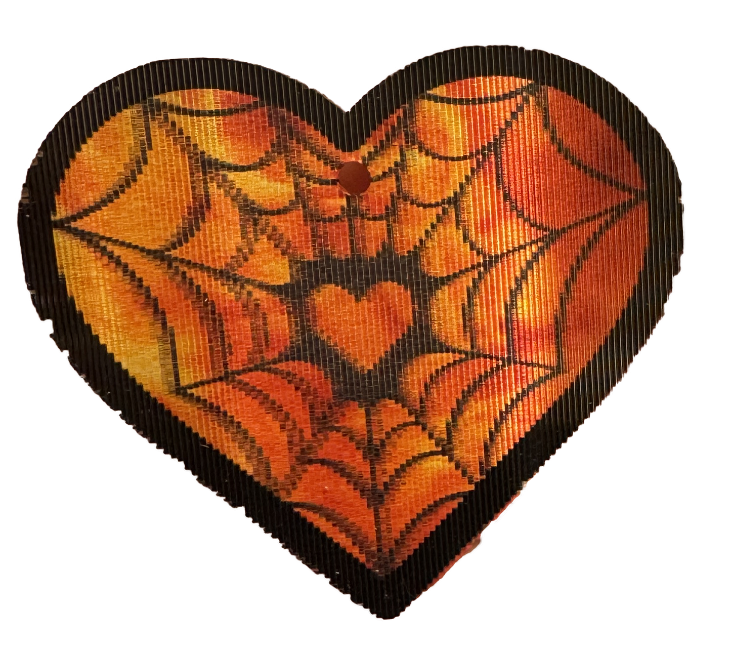 Spider Web Heart