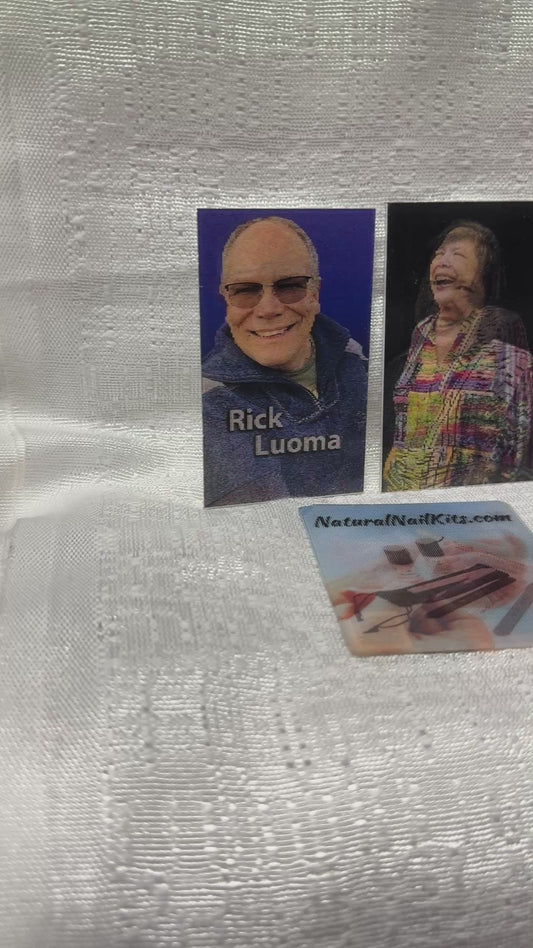 Business Cards with Lenticular Flip